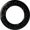 Ekena Millwork Ribbon with Bow Ceiling Medallion (Canopies up to 7 1/2"), 12 1/4"OD x 7 1/2"ID x 7/8"P, Black Pearl CM12RIBPS - alternate 1